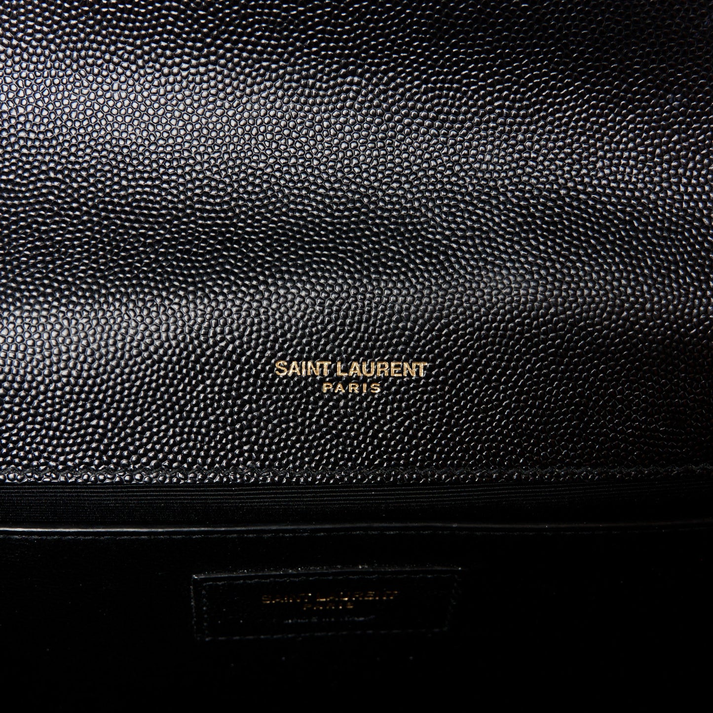 Grain De Poudre Medium Classic Monogram Kate Satchel Black