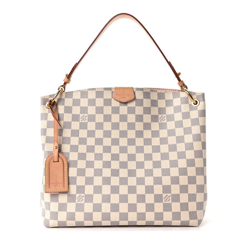 Damier Azur Graceful PM Rose Ballerine