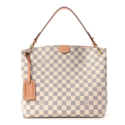 Louis Vuitton Damier Azur Graceful PM Rose Ballerine Rose Ballerine 1 of 10