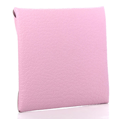 Hermes Chevre Mysore Bastia Coin Purse Mauve Sylvestre 2 of 4
