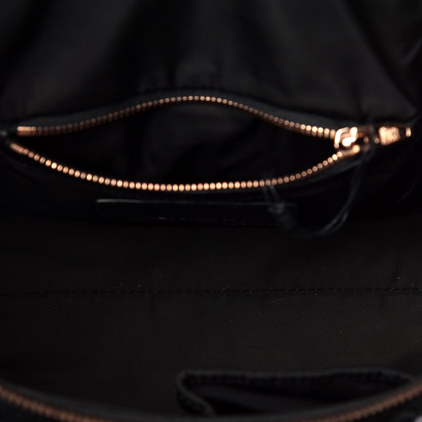 Pebbled Lambskin Rockie Black Rose Gold Hardware