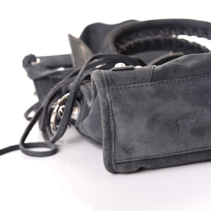 Balenciaga Baby Daim Suede Marble Hardware Mini City Grey 5 of 9