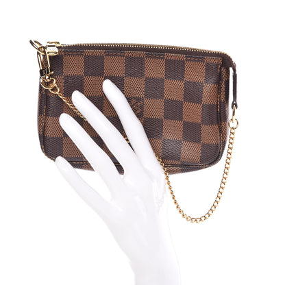 Louis Vuitton Damier Ebene Mini Pochette Accessories 2 of 8