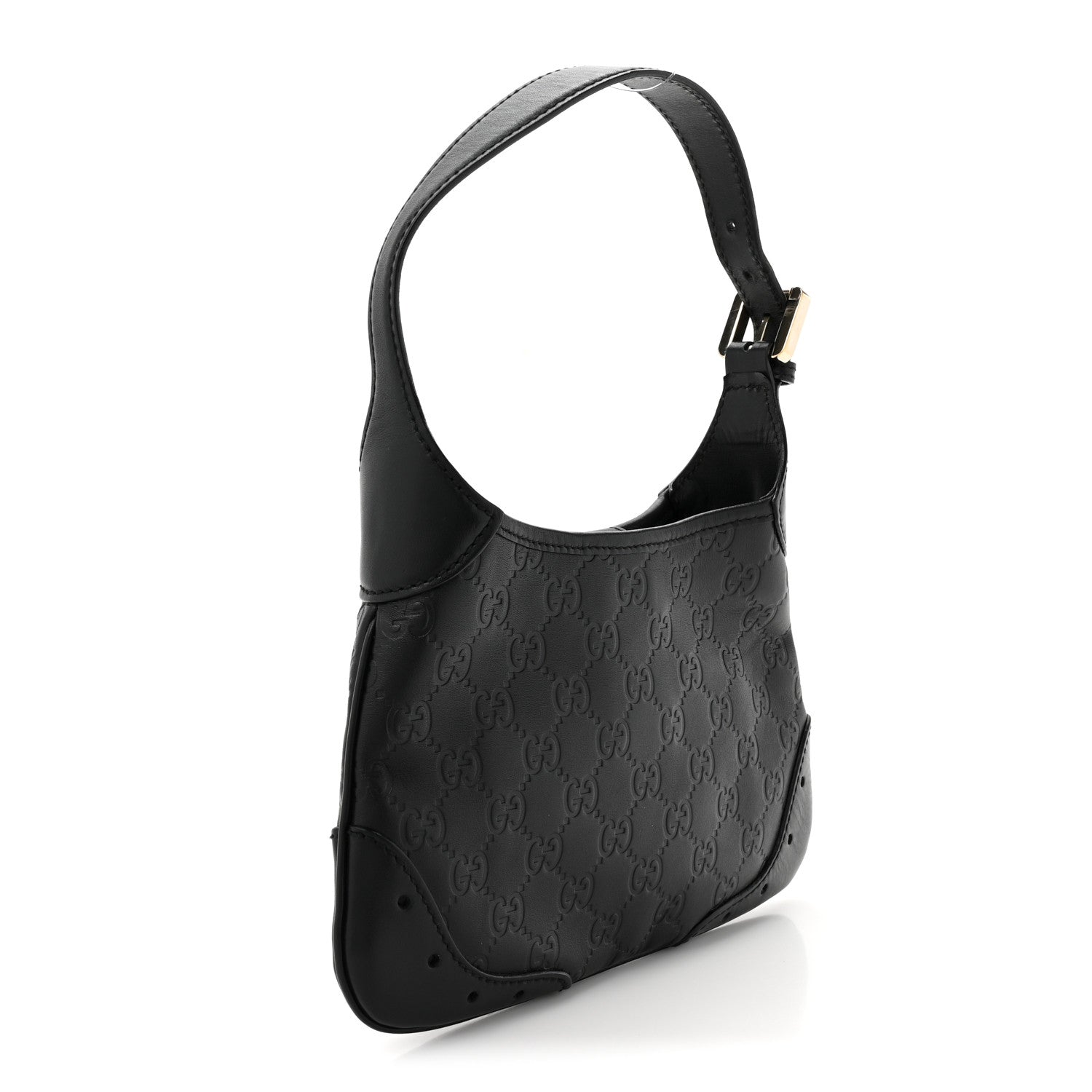 Gucci Guccissima Punch Hobo Black 3 of 12