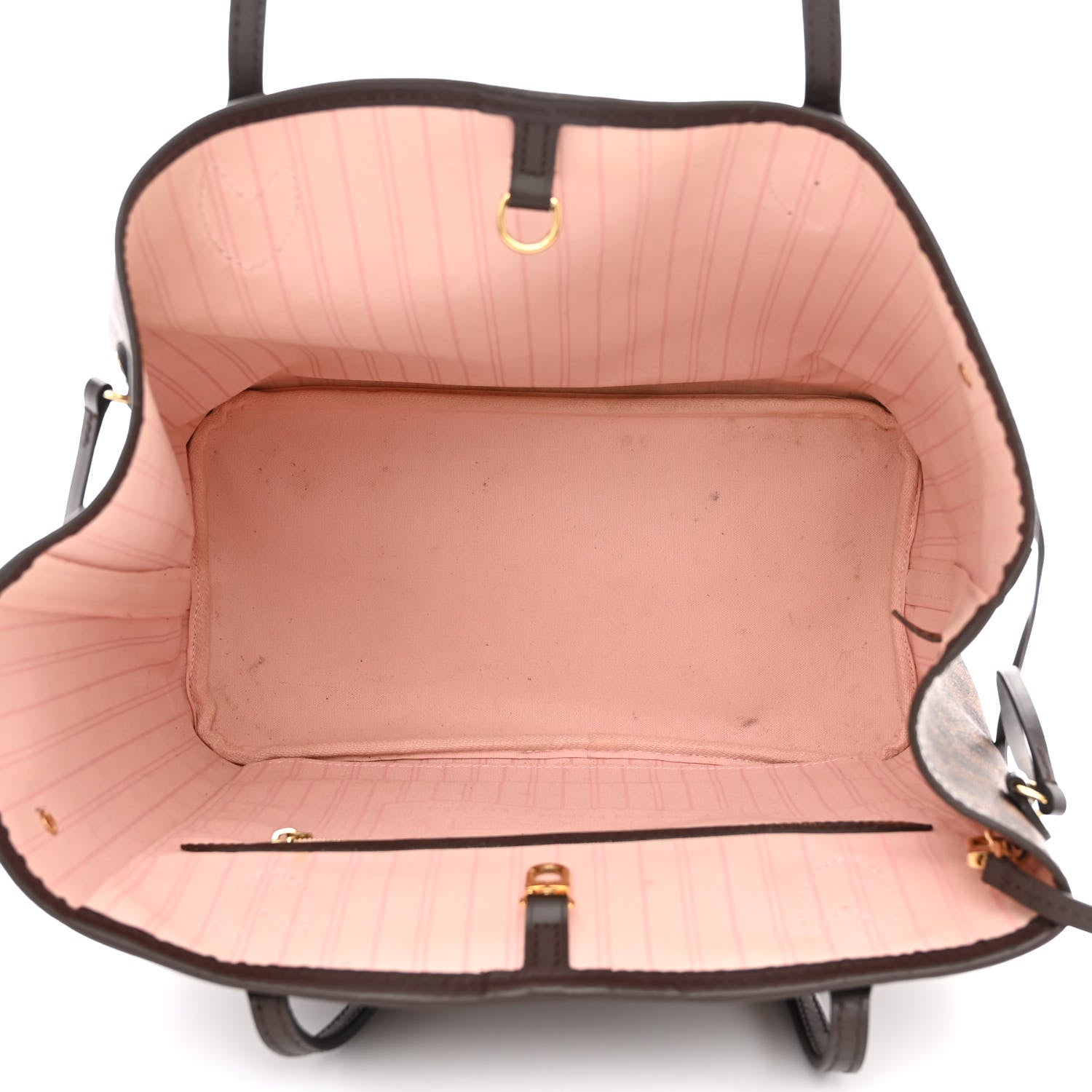 Louis Vuitton Damier Ebene Neo Neverfull MM Rose Ballerine 6 of 16