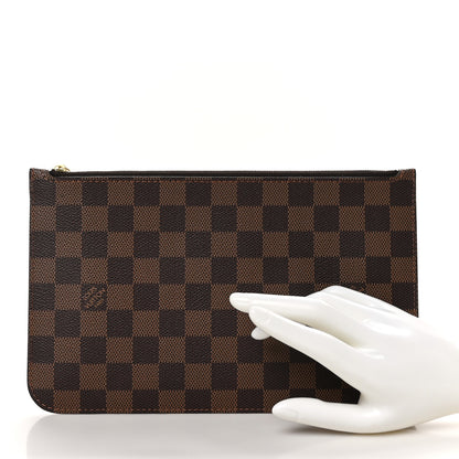 Louis Vuitton Damier Ebene Neverfull MM GM Pochette 2 of 7
