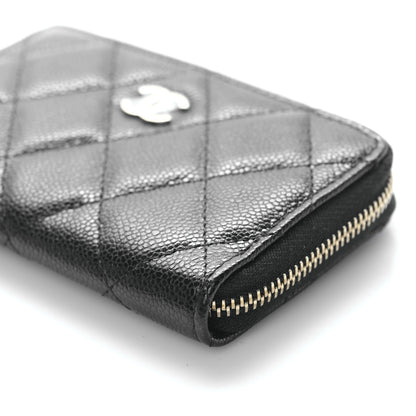 Chanel Caviar Quilted Zipped Key Holder Case Black 9 of 9