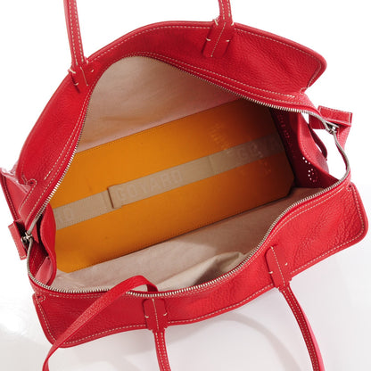 Goyard Goyardine Sac Hardy Pet Carrier PM Red 5 of 10