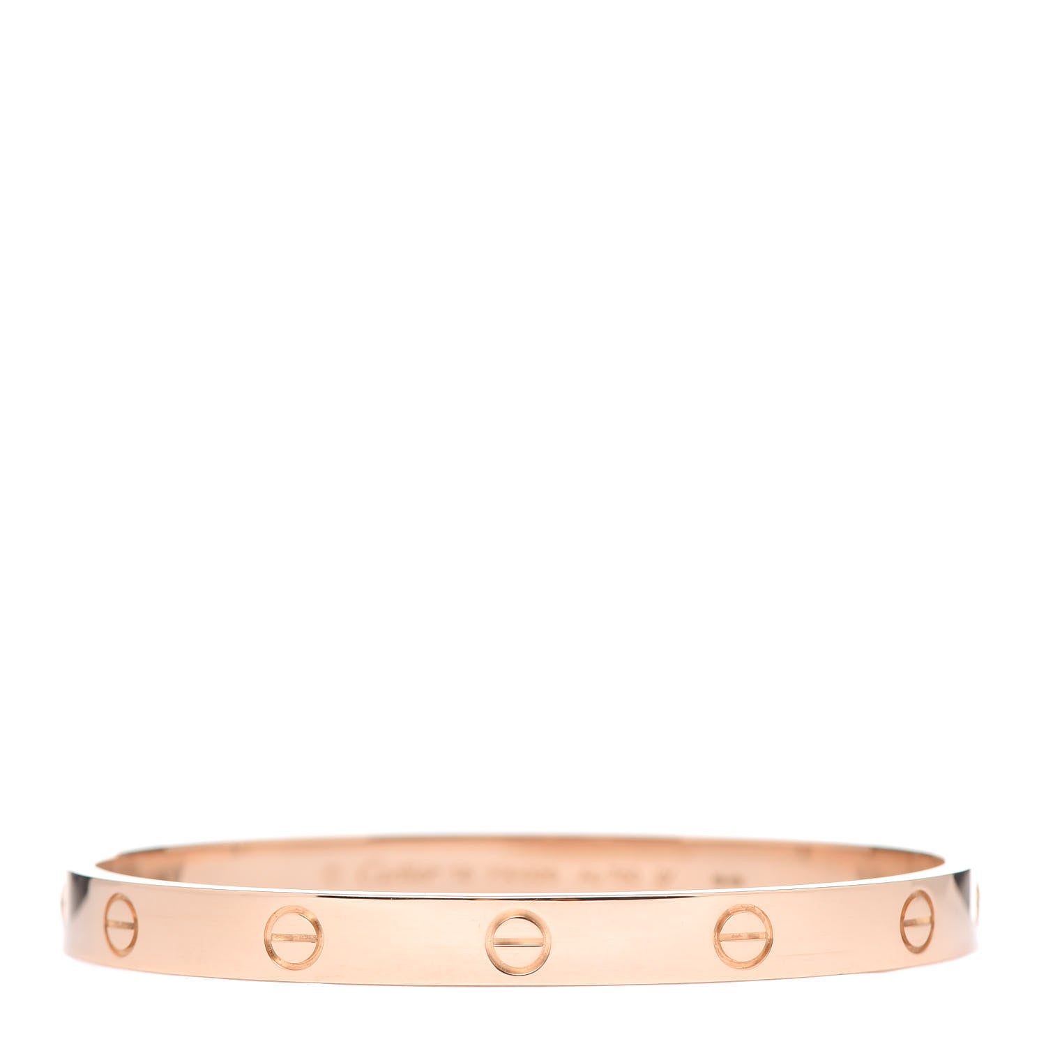 Cartier 18K Pink Gold LOVE Bracelet 18 1 of 4
