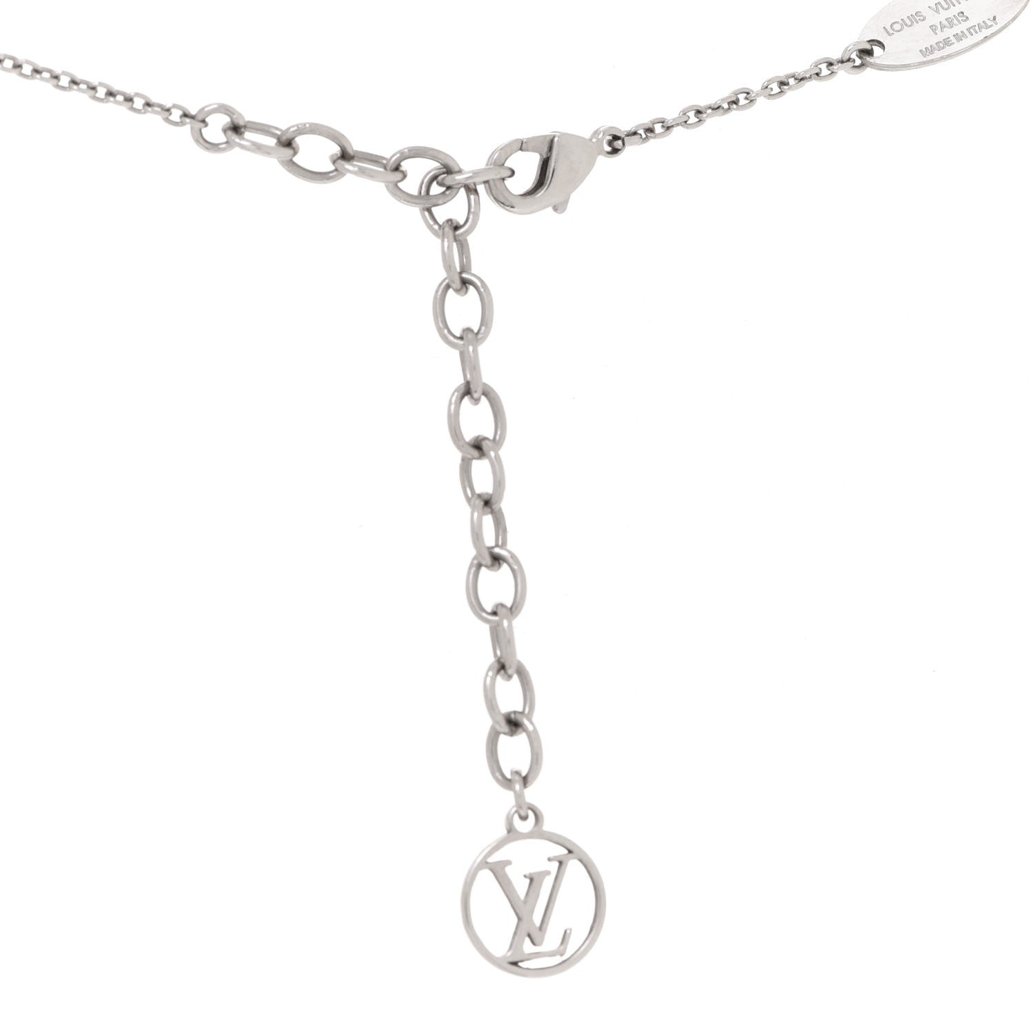 Louis Vuitton Essential V Necklace Rose Palla 6 of 8