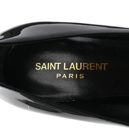 Saint Laurent Patent Calfskin Anja 85 Pumps 40.5 Black 7 of 11