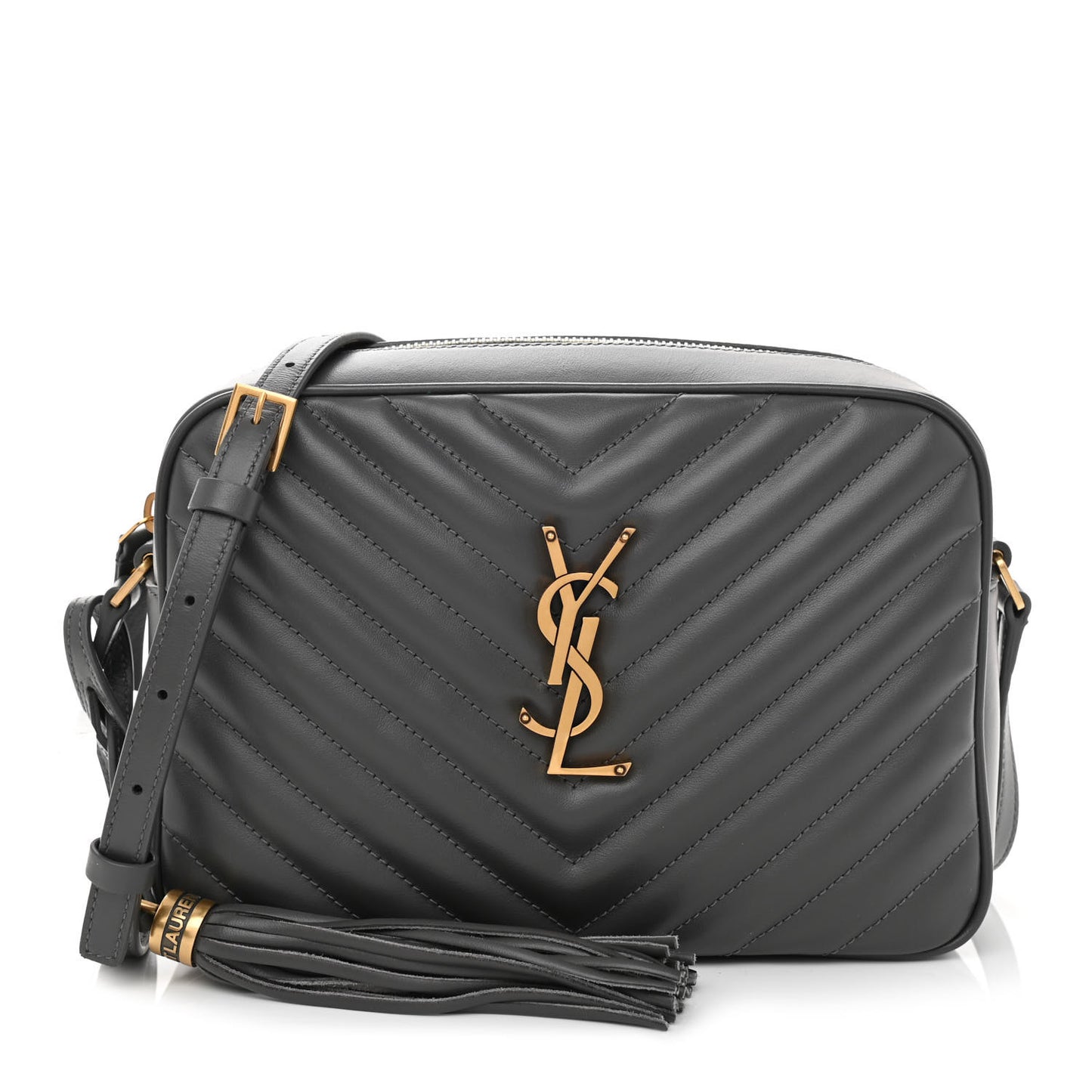 Calfskin Matelasse Monogram Lou Camera Bag Dark Smog