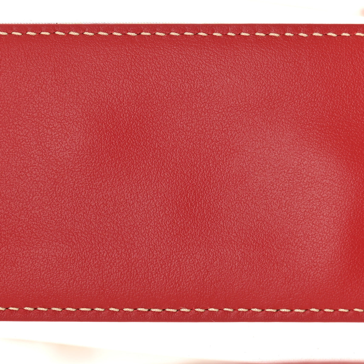 Nappa Embroidered Floral Mini Shopping Bag Rosso