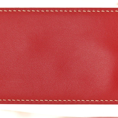 Miu Miu Nappa Embroidered Floral Mini Shopping Bag Rosso 5 of 10