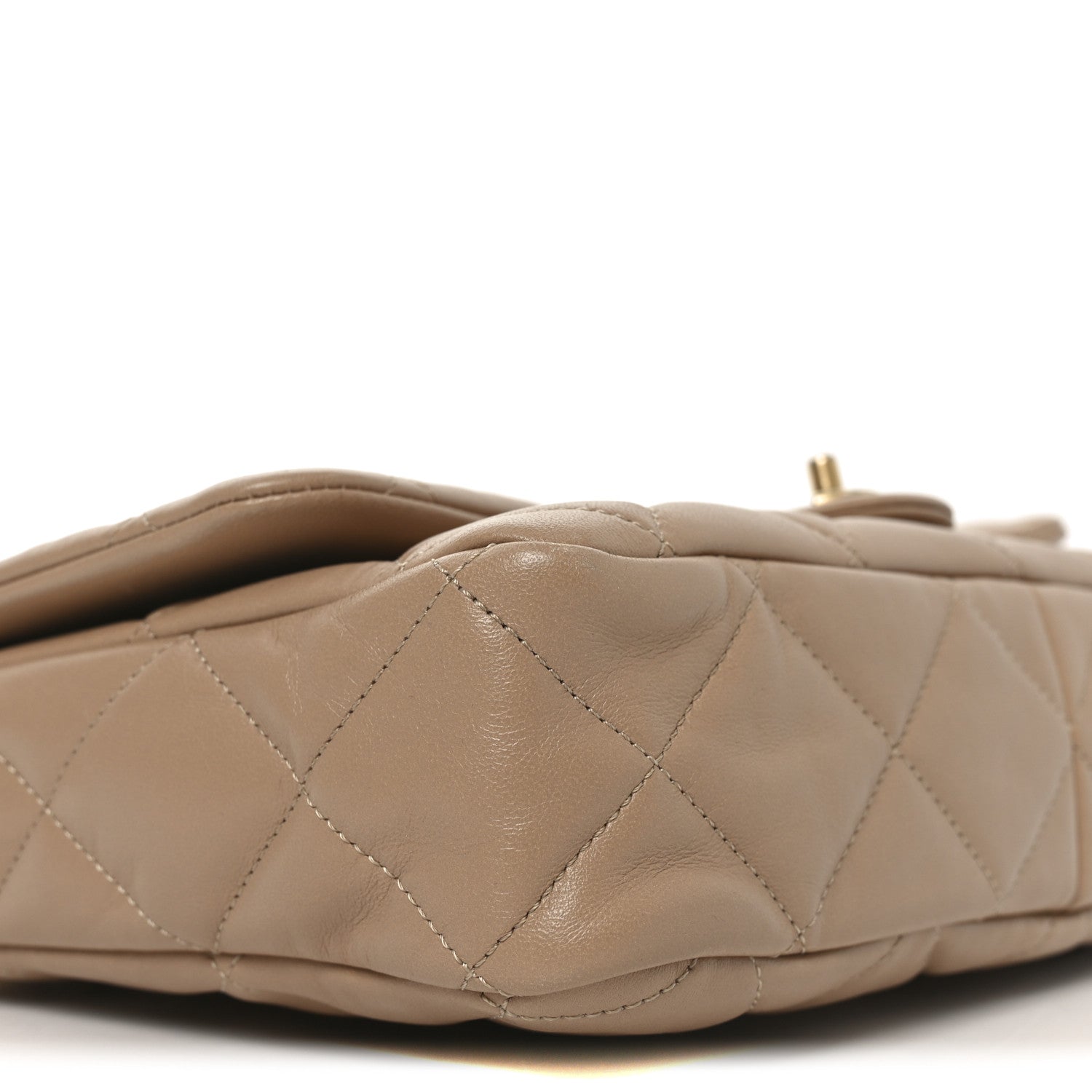Chanel Lambskin Quilted Large CC Funky Town Flap Beige 9 of 10