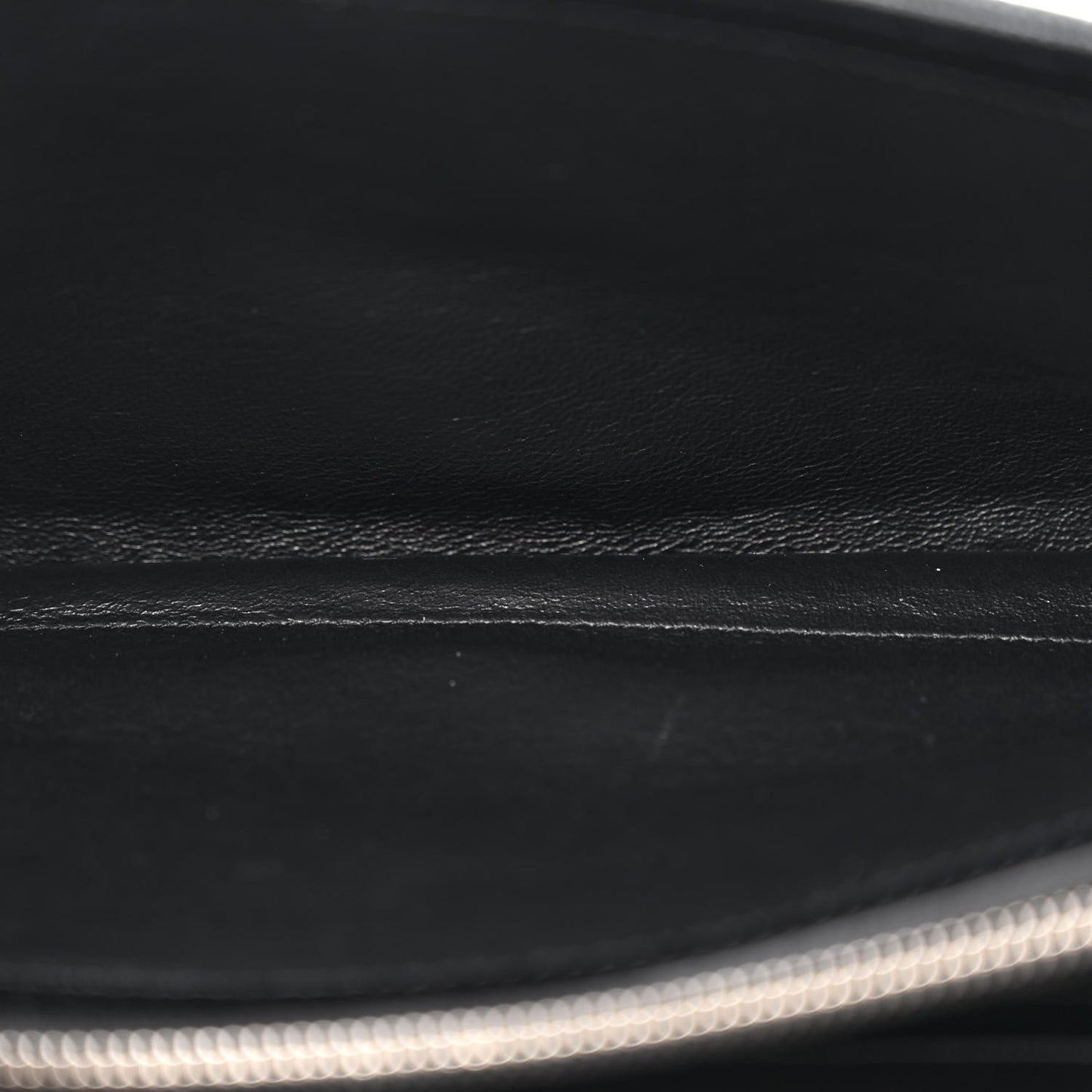 Grain De Poudre Matelasse Chevron Monogram Chain Wallet Black