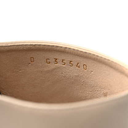 Chanel Lambskin Grosgrain Cap Toe Pearl Mule 39 Beige Black 8 of 10
