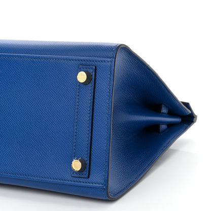 Hermes Epsom Birkin Sellier 25 Bleu France 10 of 12
