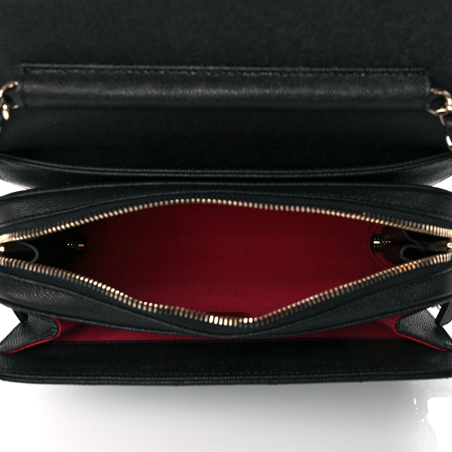Chanel Caviar Quilted Large Like A Wallet Flap Black 7 of 11