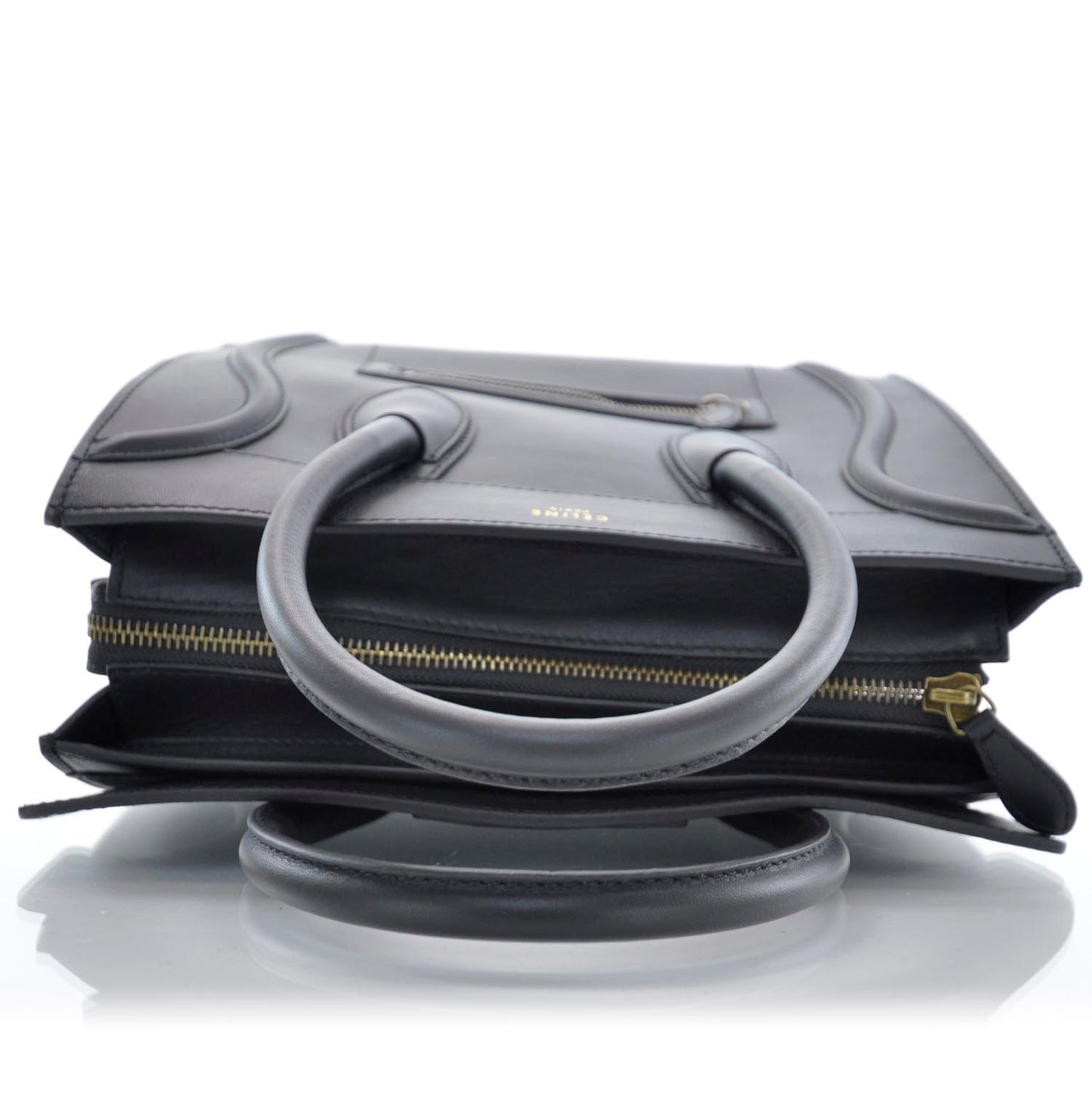Smooth Calfskin Mini Luggage Black