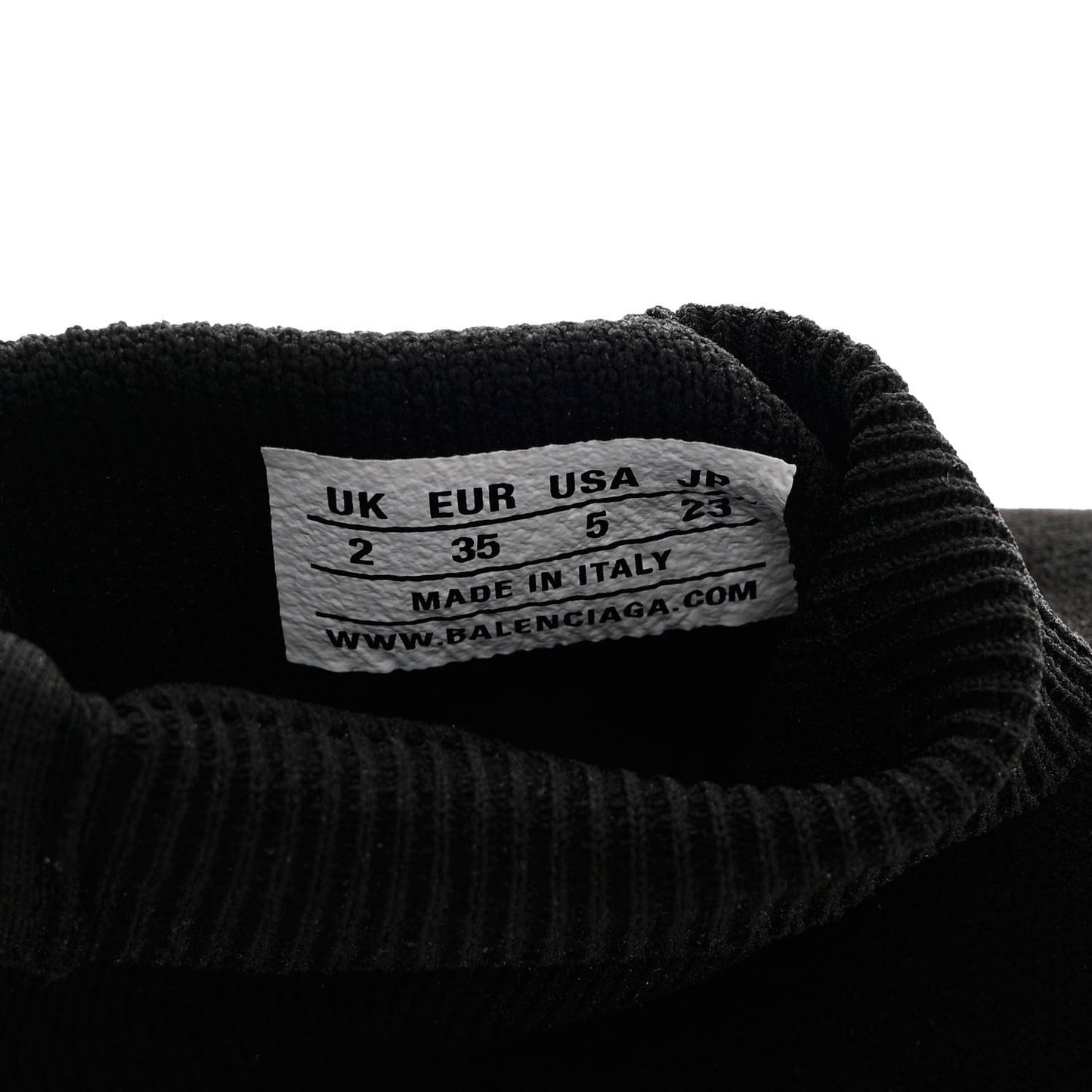Neoprene Knit Womens Speed Sneakers 35 Black Pink