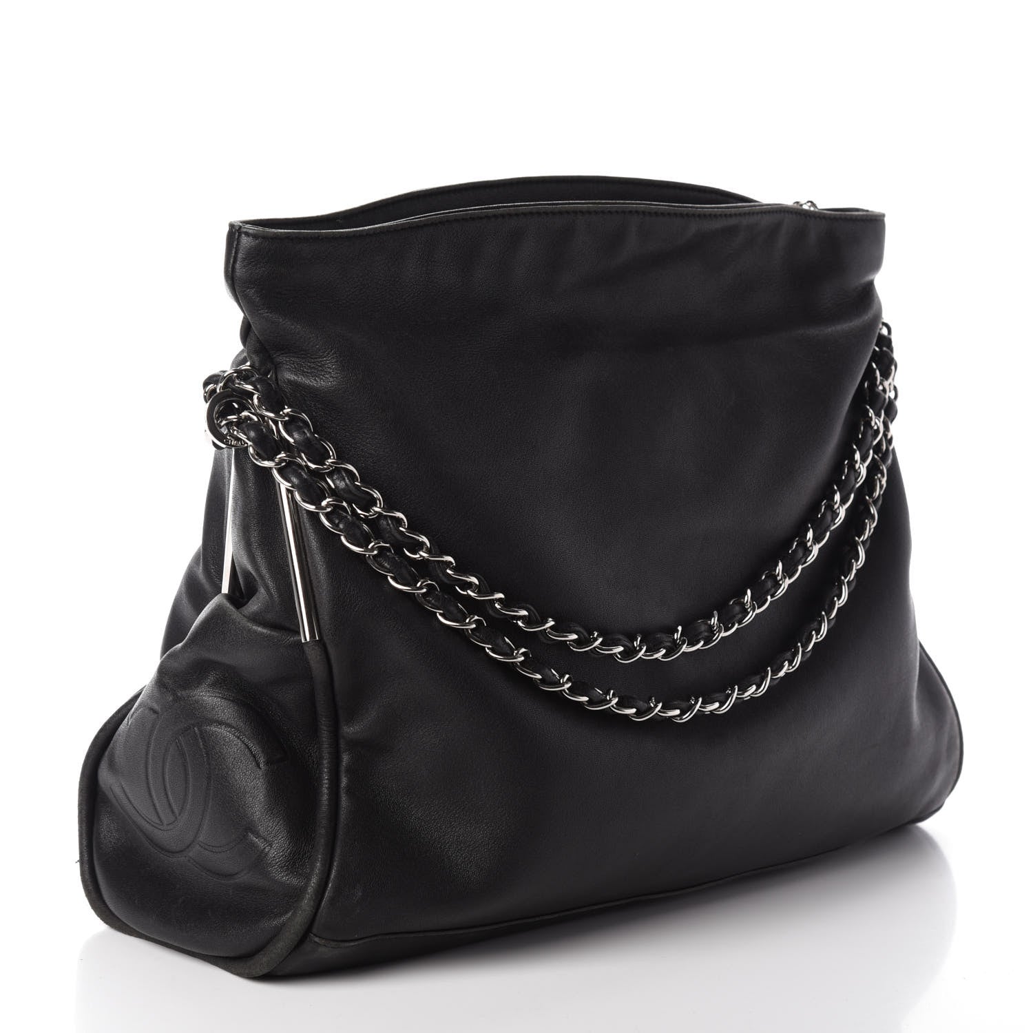 Chanel Lambskin Large Ultimate Soft Tote Black 3 of 9