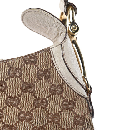 Gucci Monogram Creole Hobo Ivory 11 of 20