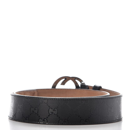 Gucci Imprime Monogram Interlocking G Belt 85 34 Black 4 of 8