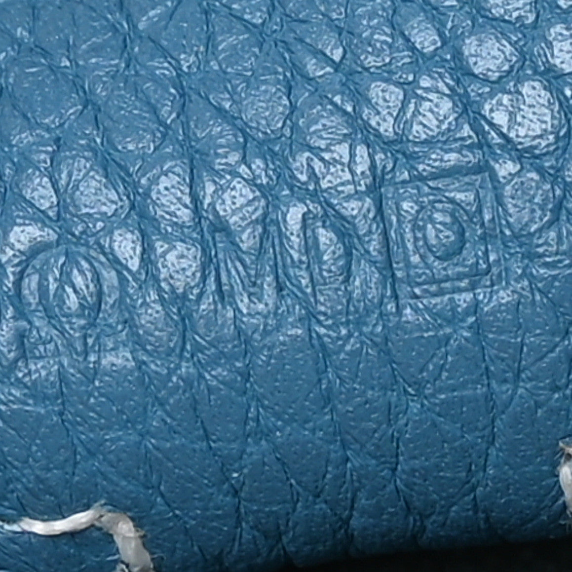 Hermes Taurillon Clemence Evelyne III GM Blue Jean 7 of 10