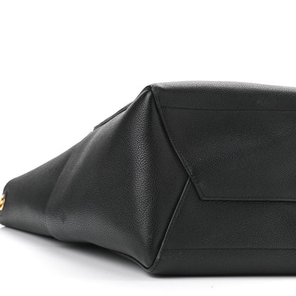 Celine Soft Grained Calfskin Sangle Bucket Bag Black 8 of 10