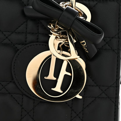 Christian Dior Lambskin Cannage Small Lady Dior Black 14 of 15