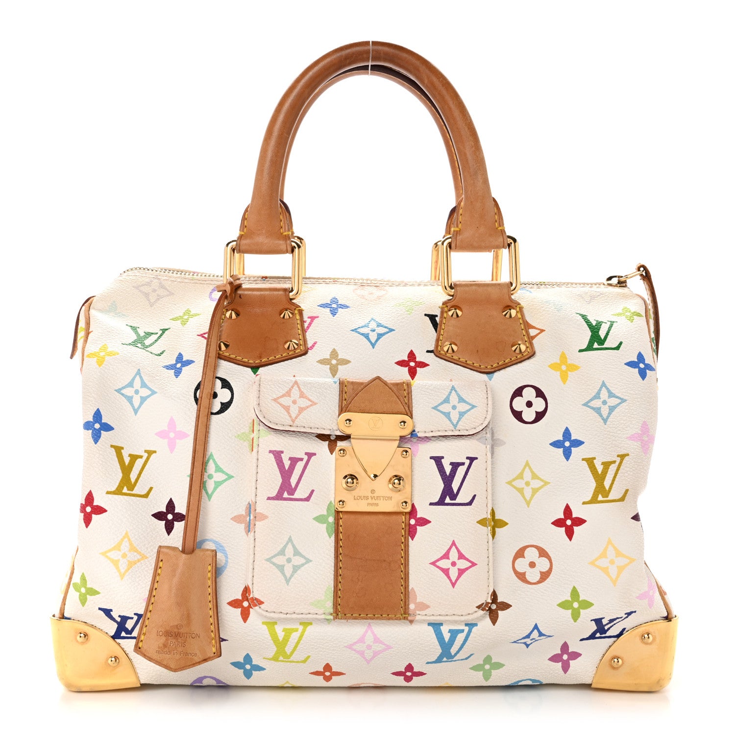 Louis Vuitton Monogram Multicolor Speedy 30 White 1 of 16