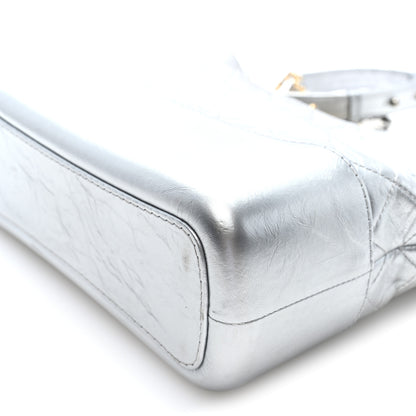Chanel Metallic Aged Calfskin Quilted Medium Gabrielle Silver 10 of 10