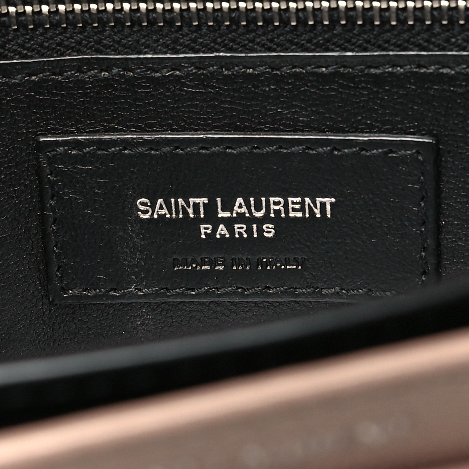 Saint Laurent Grain De Poudre Monogram Cassandra Clasp Bag Marble Pink 6 of 12