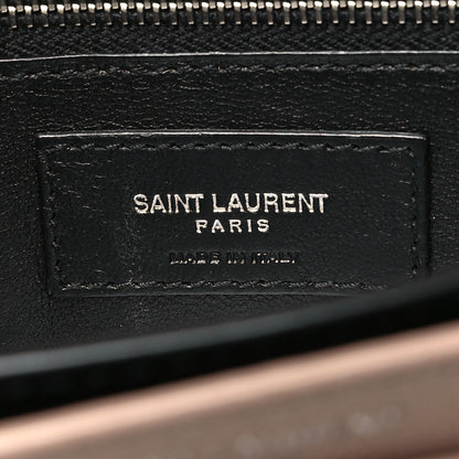 Saint Laurent Grain De Poudre Monogram Cassandra Clasp Bag Marble Pink 6 of 12