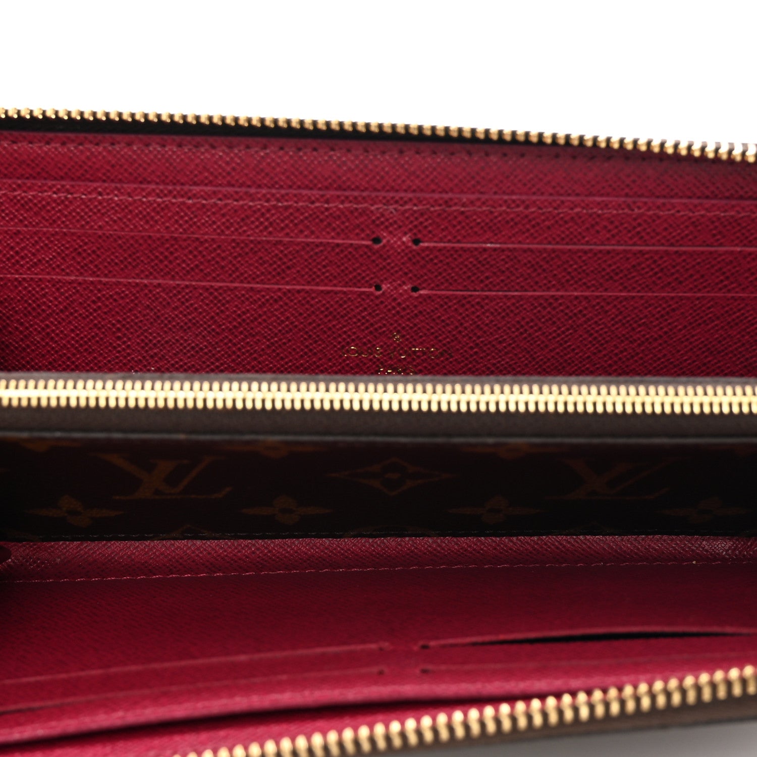 Louis Vuitton Monogram Clemence Wallet Fuchsia 5 of 7