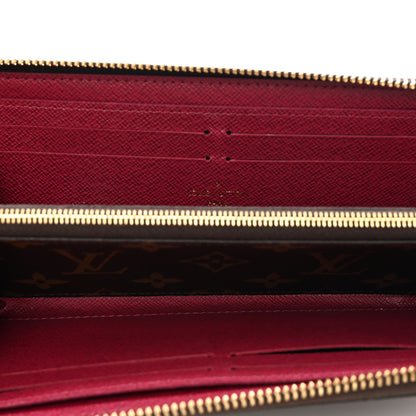Louis Vuitton Monogram Clemence Wallet Fuchsia 5 of 7