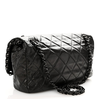 Chanel Calfskin Quilted Medium Chain Me Flap Grey 3 of 10