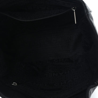 Chanel Lambskin Square Stitched Tote Black 5 of 10