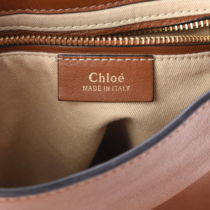 Chloe Suede Calfskin Medium Faye Backpack Tan 9 of 11