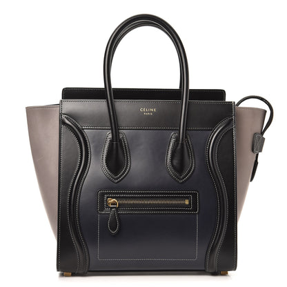 Celine Smooth Calfskin Micro Tri-Color Luggage Dark Blue 1 of 8
