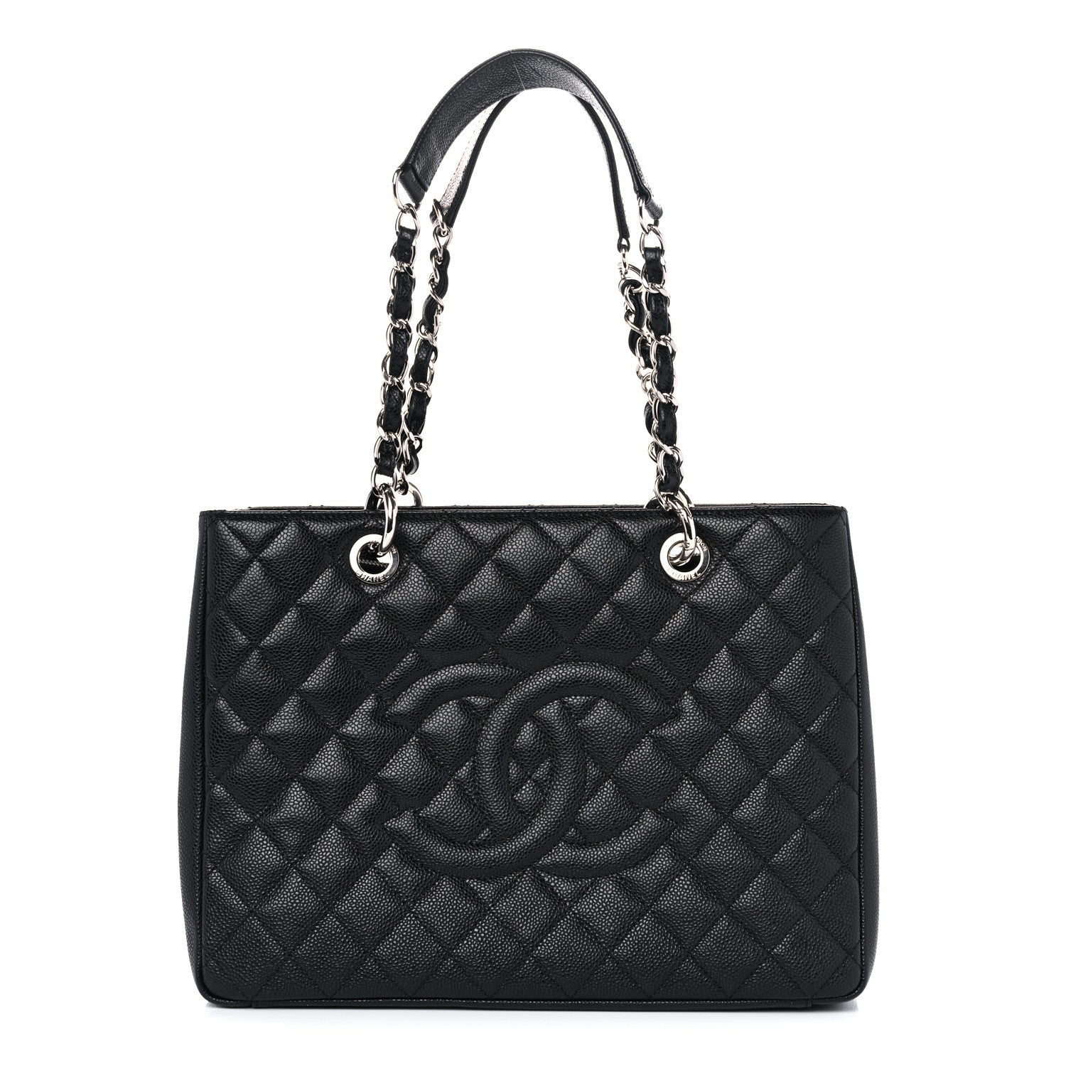 Chanel Caviar Quilted Grand Shopping Tote GST Black 1 of 10
