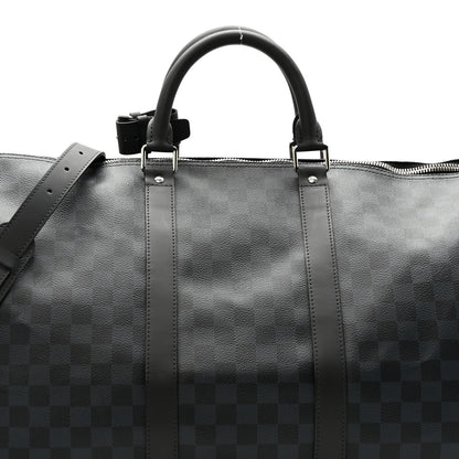 Louis Vuitton Damier Cobalt Keepall Bandouliere 55 15 of 28