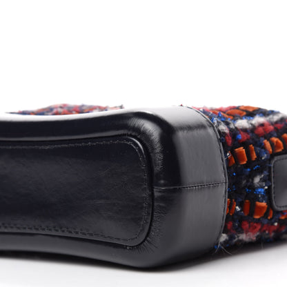 Chanel Tweed Calfskin Small Gabrielle Hobo Navy 7 of 10
