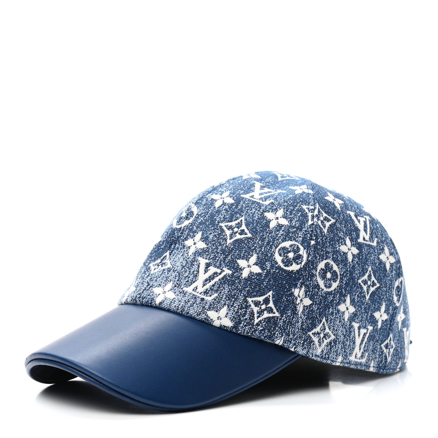 Monogram Jacquard Cap L Blue
