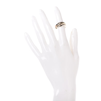 Cartier 18K Pink Yellow White Gold Classic Les Must De Trinity Ring 50 5.25 2 of 5