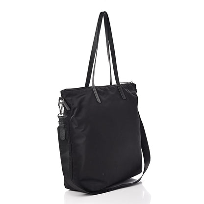 Prada Tessuto Nylon Saffiano Tote Black 3 of 11