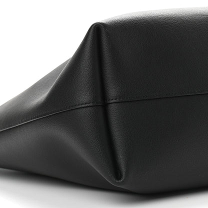 Saint Laurent Calfskin Large Shopping Tote Black 10 of 11