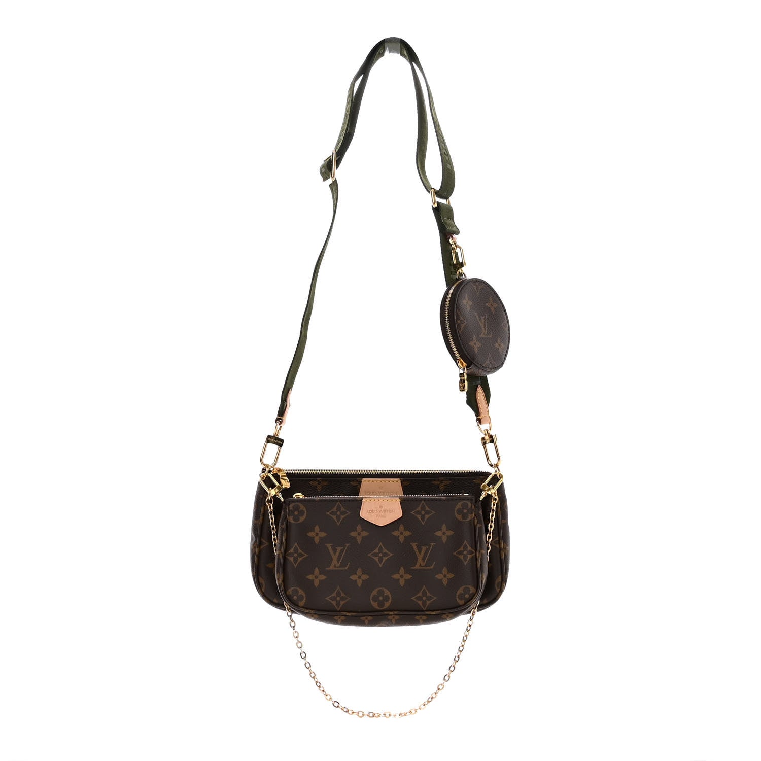 Louis Vuitton Monogram Multi Pochette Accessories Kaki 1 of 14