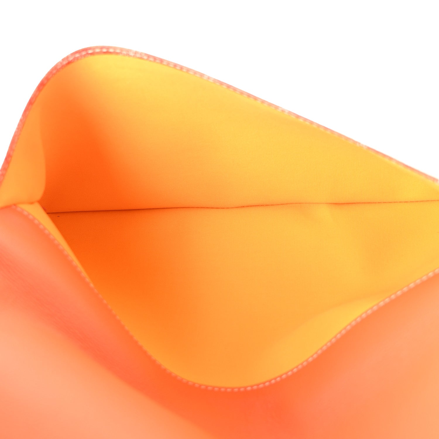 Goyard Goyardine Sainte Marie Soft Clutch Orange 6 of 8
